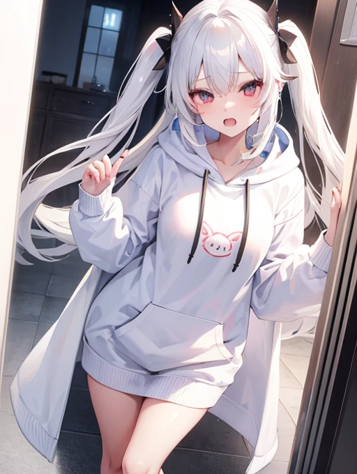 fellatio cum in mouth ????? insertion orgasm face pussy juice fingering 15 year old girl hoodie ?????????? silver hair long hair orgasmFace