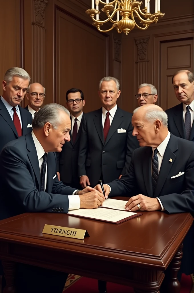 Kellogg=Signing of the Treaty of Briand