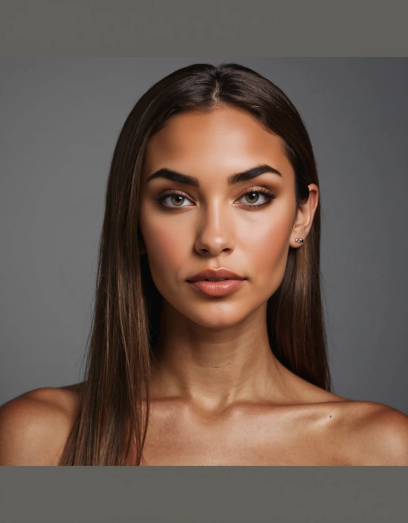 (Masterpiece), (Realistic), (best quality), (8K), ultra detailed, UHD, RAW, black Spanish mom, tan:0.4, (wrinkles:1.3) , round face shape, dark brown hair, long beautiful realistic wavy curly dark brown hair, dark brown eyes, dark brown almond symmetric beautiful realistic eyes, thin eyebrows:1.4, round eyebrows, beautiful symmetric nose, rounded nose-tip, thin nose-bridge, thin nostril, small delicate nose, ((prominent (feminine) cheeks)), (cheek dimples:1.25), thin lips, small mouth, arched chin, red lipstick, skin texture:1.15, wearing a black short strapless dress, (looking_at_viewer)