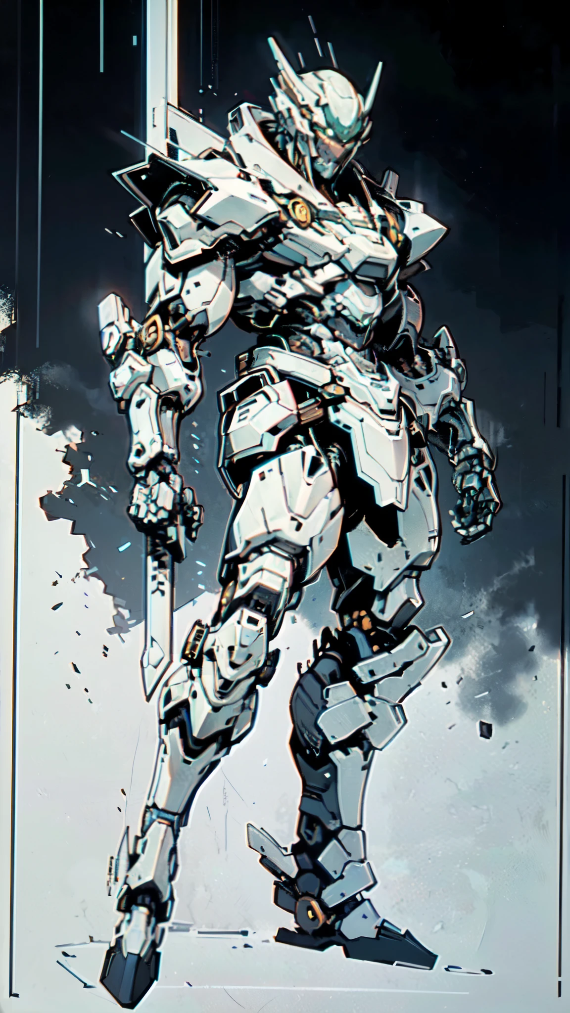 (masterpiece:1.5, best quality:1.5, extremely delicate:1.5, dynamic angle:1.5), ((male:1.5)), Biomimetic humanoid Mecha, green eyes, fully enclosed shoulder guards, matching arm and leg guards, gemstone, full body, full armor, the design balances heavy with agility, organic biotech armor, (the color scheme is primarily Blue with Green and White accents, concept Inspired by Samurai, glowing eyes, the armor glows), standing, floating high above the futuristic sci-fi city, a finely crafted Super robot in anime style, exquisite and mature art style, metallic, dramatic, high definition, highres, ultra-detailed, ultra-fine painting, professional, anatomically correct, symmetrical face, extremely detailed eyes and face, high quality eyes, creativity, RAW photo, UHD, 32k, Natural light, cinematic lighting, (masterpiece-anatomy-perfect:1.2)