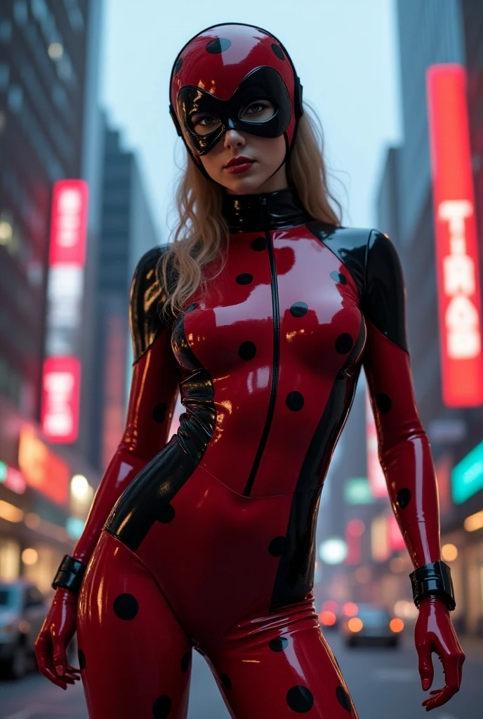 ponygirl, arms behind back, bdsm, belt, Amber-Heard gag stick (skimpy)-pink-rubber suit horse mask, nighttime, (crowded) downtown (best-quality, ultra-detailed, analog-photo, highres, high-saturation) seductive