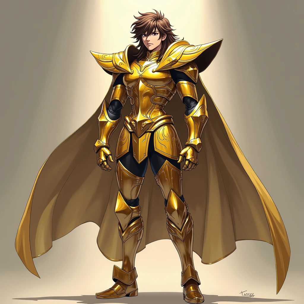 The anime character Sagittarius Armor
Saint Seiya
Aiolos
realism