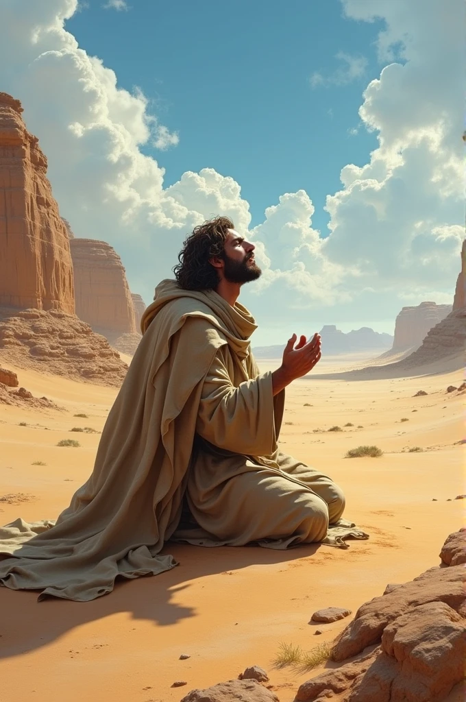 Jesus, dressed in a white robe and a long beard, lovingly sat around with children and played 369 games