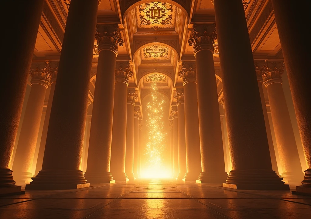 in a futuristic setting, A Vibrational Quantum Extraterrestrial Medbed Chamber with Ethereal Sine Waves and Cybernetic Codes Stands Out, emitting an ethereal glow. An aura of a man is inside the platform receiving energy only aura from that human , Cercado por uma aura de luz vibrante que representa seu campo de energia. Hertz bands dance through the air in complex shapes, while the cybernetic vibratory codes flow like rivers of light around the individual. The chakras are visible as spinning vortices of intense colors, each aligning perfectly with the vibratory frequencies. The holographic platform projects a cinematic hologram of the standing human figure, whose body is composed purely of light and energy. Dust particles float in the environment, vibrating in harmony with the waves of energy that permeate space. Strands of ethereal energy intertwine in the air, connecting to the central figure and radiating to the surrounding environment. A quality astral projection is rendered, allowing the individual to explore their own energy field in profoundly transformative ways. Enquanto isso, The platform functions as a cell regeneration room, offering a large genetic healing room where the fusion of extraterrestrial technology and human bioenergy triggers an innovative healing process. As humans connect with technology, State-of-the-art cybernetic implants integrate seamlessly, further enriching the experience. The surrounding environment is a crystal clear room, which amplifies vibrations and creates an atmosphere of transcendence. It's a mesmerizing vision of how technology and energy can come together to explore and enhance the capabilities of the human body and mind, in tune with the vibratory forces of the universe.