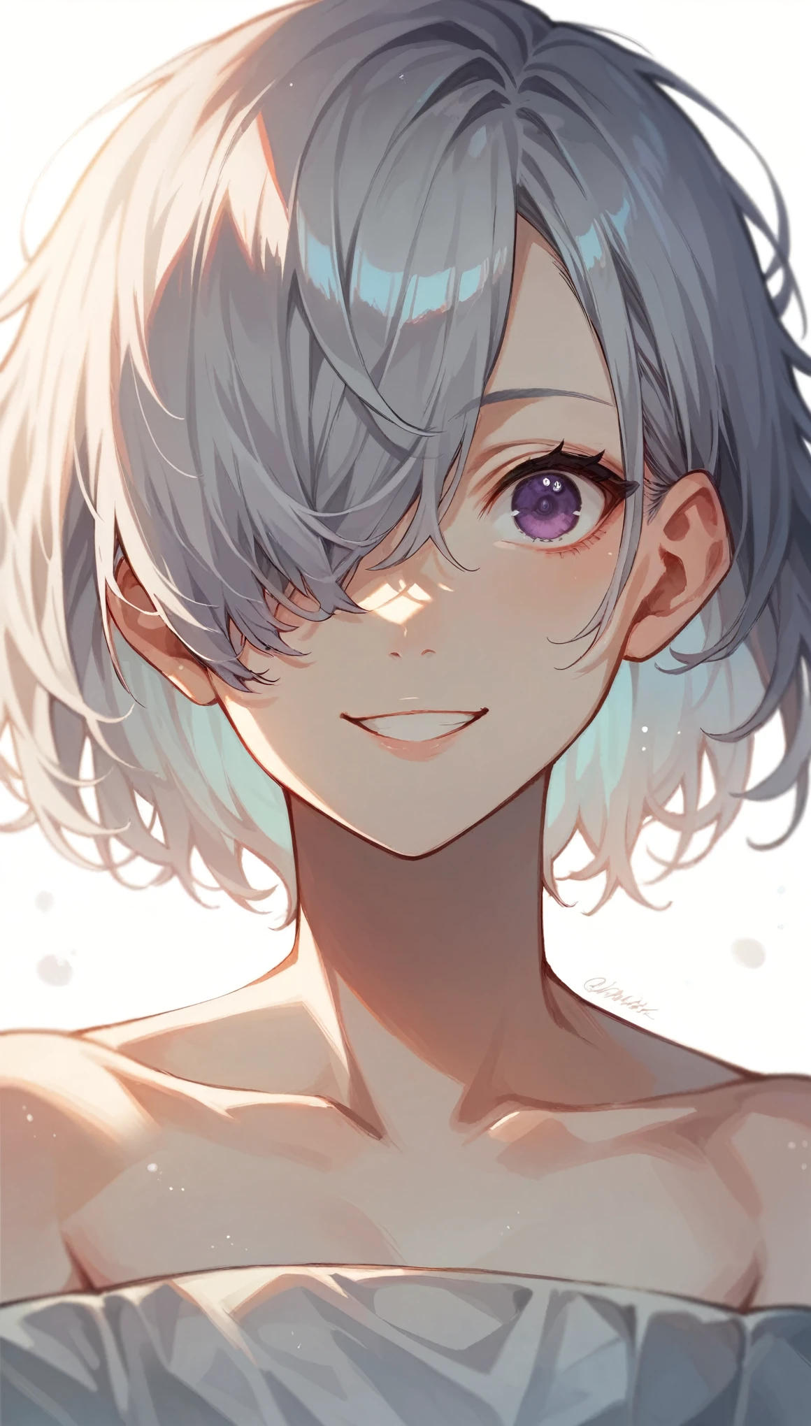 (muste piece), (best quality), very detailed eyes, expressive eyes, perfect face, very detailed face, highly detailed face, beautiful girl, 8K, beautiful girl, white background, delicate and beautiful face and eyes, dark intense shadow,
1 girl, vtuber style, cool girl, hololive, amane kanata, streaked hair, short hair, bikini, soaked, Bikini tops, bikini bottoms, String Only Micro Bikini, wet body, small chest, cropped shoulders, clavicle, one eye close winking, smile, body visible through clothes, chest visible through clothes, ass visible through thighs, (full body), sitting, open legs wide,