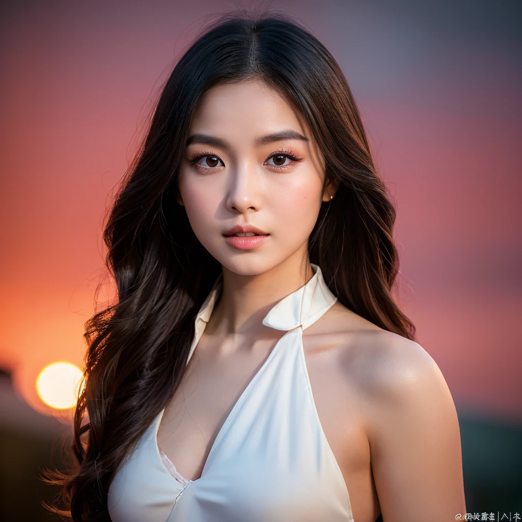 (masterpiece:1.3, realistic:1.3), best quality, ultra detailed, intricate, professional photography, HDR, High Dynamic Range, (8k UHD), RAW photo, dslr, realistic LUT, cinematic LUT, perfect lighting, professional lighting, cinematic lighting, cinematic shadows, iridescent lighting Fashion photography, Fashion photography, Embellished, Latino, young, woman, Long hair, Layered hair, Short textured fringe, Honey Blonde hair, Double Eyelid eyes shape, Hazel eyes, Large lips, Glossy red lips, Glam makeup, Confused, Voluptuous body, Expressive female pose, Riding, Business Casual dress, Harem pants, Ambient light, Lens flare, Sunrise, Dawn, silver sparkle background, Waterfall background, Nikon Z6, 25mm prime lens, Handheld shot, BREAK PA7_Portrait-CU, Slightly above, Kodak Portra 160, Color filter, (((PA7_Human-Likeness)))
