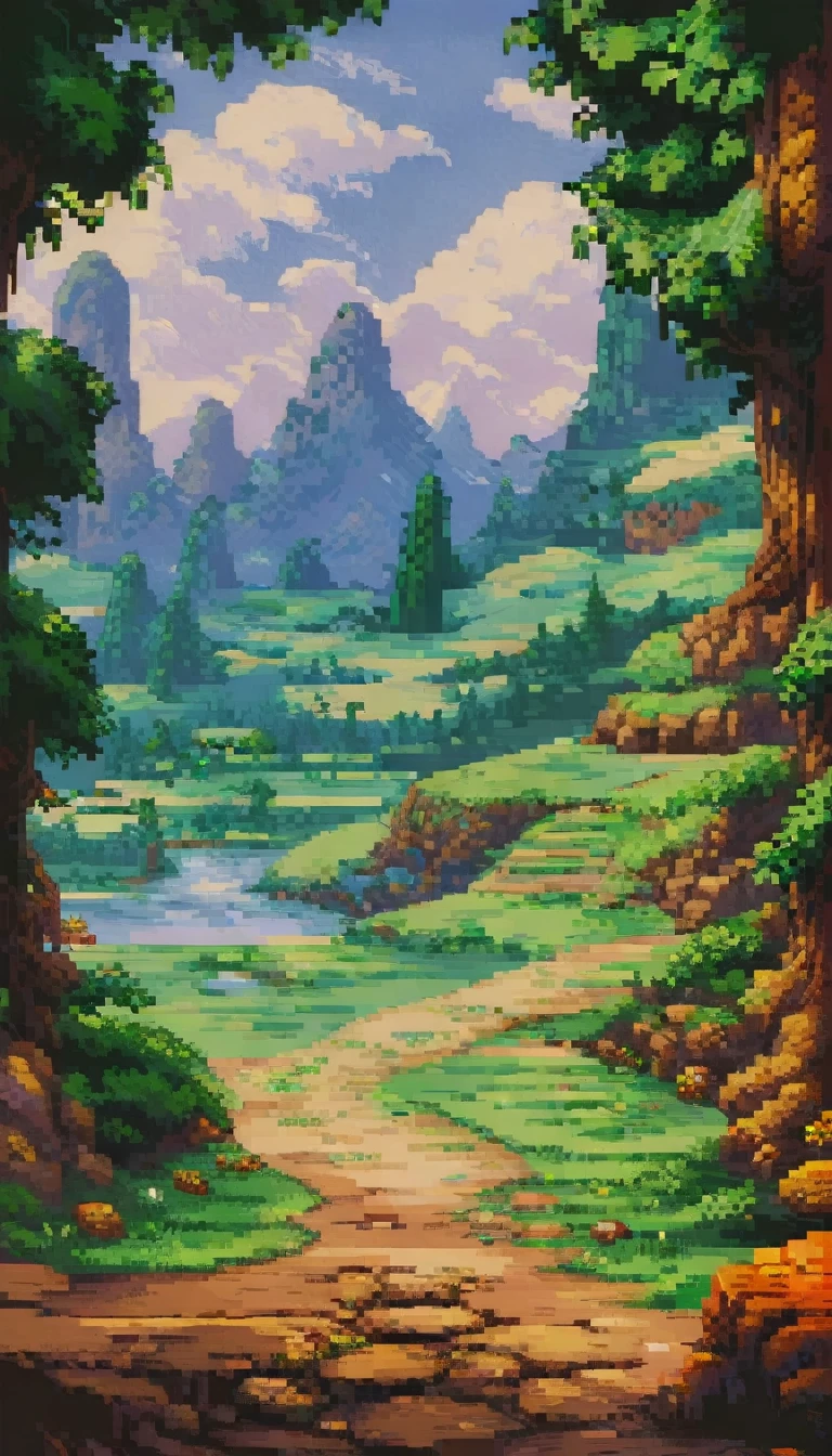 DRAGON BALL SCENE, PIXEL ART