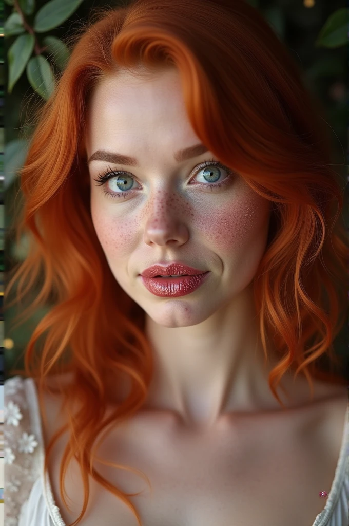 (photorealism:1.2), A redhead girl with long hair. Outdoors, Masterpiece, full body, some small freckles, pale skin, thin lips, runners body, (thin hips, thin waist: 1.25), detailed skin, smile, (full body: 1.1), 24mm, soft cinematic light, RAW photo, intricate, elegant, highly detailed, sharp focus, ((((cinematic look)))), 16K, ultra high res.photorealistic, UHD, RAW, DSLR,
INFO