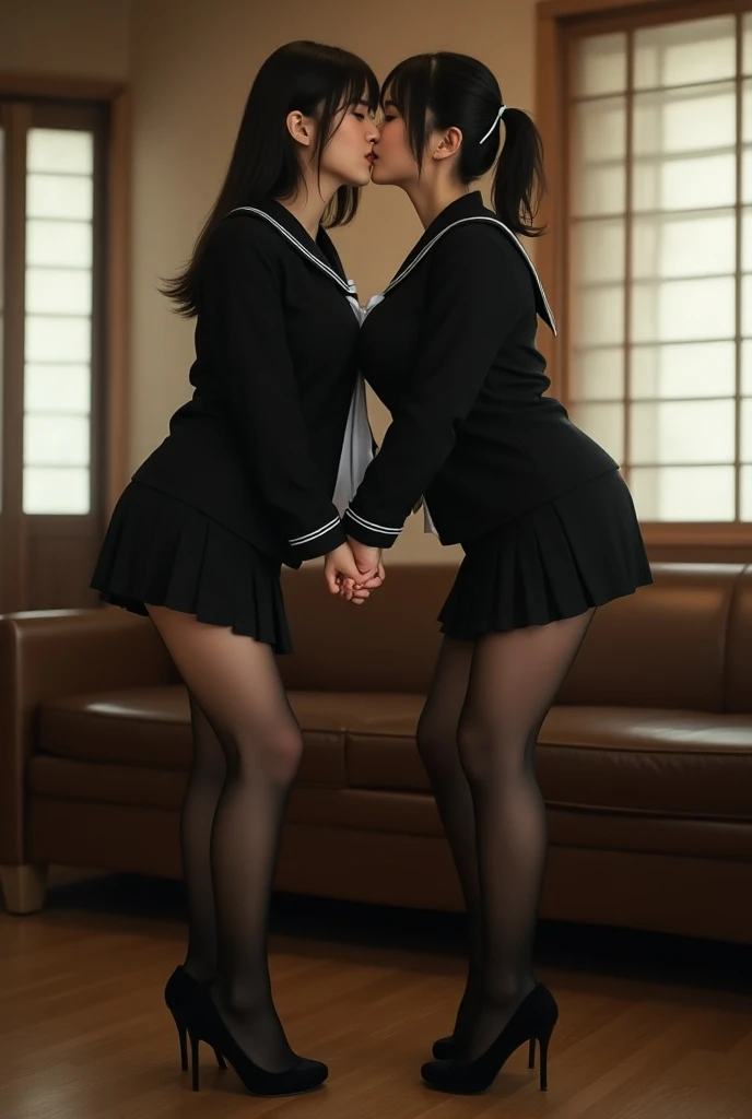 (Highly detailed CG unity 8k), (highest quality)，(very detailed)，(ultra high resolution), Multiple high school girls, (white cloth gag:1.3), sailor uniform, rope bondage, breasts rope bondage, hands back rope bondage, leg rope bondage, thigh rope bondage, (bust rope bondage:1.4), feet rope bondage, Arms behind the waist, bound wrists, shackles the ankles, (gag with a white cloth:1.3), Dark blue skirt, classroom, (white cloth Blindfolded:1.3), (white cloth gag:1.3), Legs together, Tie your ankles, (Black Hair:1.3), long hair, high school girl, (Black Stockings:1.4), Black garter belt, Brown Loafers, (White hair band:1.4), Blur the background, (Drooling:1.3), Rope digging into nipples, Fillings in the mouth, 