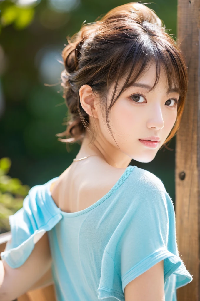 ((Highest quality)), ((masterpiece)), (detailed), Japanese,Mature Woman,Facing forward,Upper Body