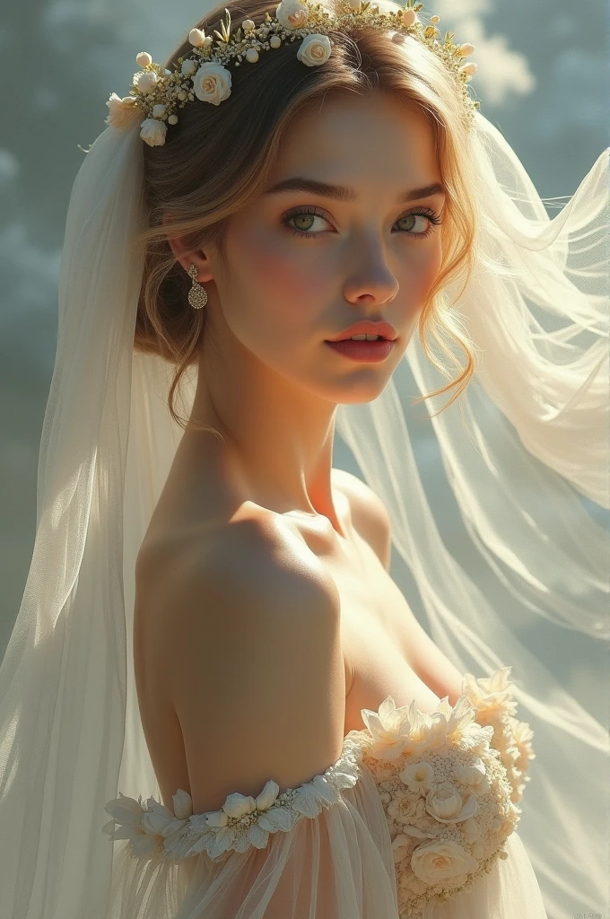 (best quality,4k,8k,highres,masterpiece:1.2), ultra-detailed, (realistic,photorealistic,photo-realistic:1.37), In the flickering candlelight of a dimly lit cathedral, there stands a figure that strikes a curious balance between beauty and malevolence. Her form is draped in flowing robes of pure white silk, drawing the eye with its ethereal grace.
Her face, framed by a simple white wimple, is a study in contrasts. High cheekbones and delicate features give her an air of angelic serenity, sexy, sexy, sexy, sexy, sexy, sexy, sexy, sexy, nude, nude, nude, nude, nude, nude, nude, nude, nude, nude, nude, nude, nude, nude, nude, nude, nude, nude, nude, nude, nude, nude, medium breasts, medium breasts