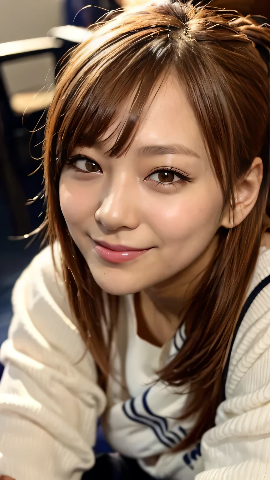 Blonde, Brown Hair, Everything modern:3.66, Cute Japanese Women Photos, smile, 20-year-old, Straight Hair:2.55, (photo Realistic:1.4), (hyper Realistic:1.4), (Realistic:1.3), (Smoother lighting:1.05), (Improving the quality of cinema lighting:0.9), 32K, 1 girl,20-year-oldの女の子, Realistic lighting, Backlight, The light shines on your face, Ray Tracing, (Bright light:1.2), (Improvement of quality:1.4), (Highest quality Realistic textured skin:1.4), fine grain, Detailed face,(smile:1.0), (Emphasis on face close-up:1.3), (Enhances the beauty of skin texture:1.1),((Extremely precise and accurate anatomy:1.0)), (Enhances the beauty of skin texture:1.1), Clean and glowing skin, mesh, thin:1.2, (Realistic:1.3), Realisticなライティング, (Smoother lighting:1.05), 32K, One Japanese woman, fine grain, Detailed face, (Film Grain:1.1),(Accentuates body lines:1.1), High resolution, Natural look, Kind eyes, Improves hair quality, Delicate light and shadow, Transparent muscles, Graceful pose, Beautiful Eyes, Sharp details, Soft light reflection, Beautiful contours, Delicate skin tone, Fine hair texture,Cute Japanese Women Photos,