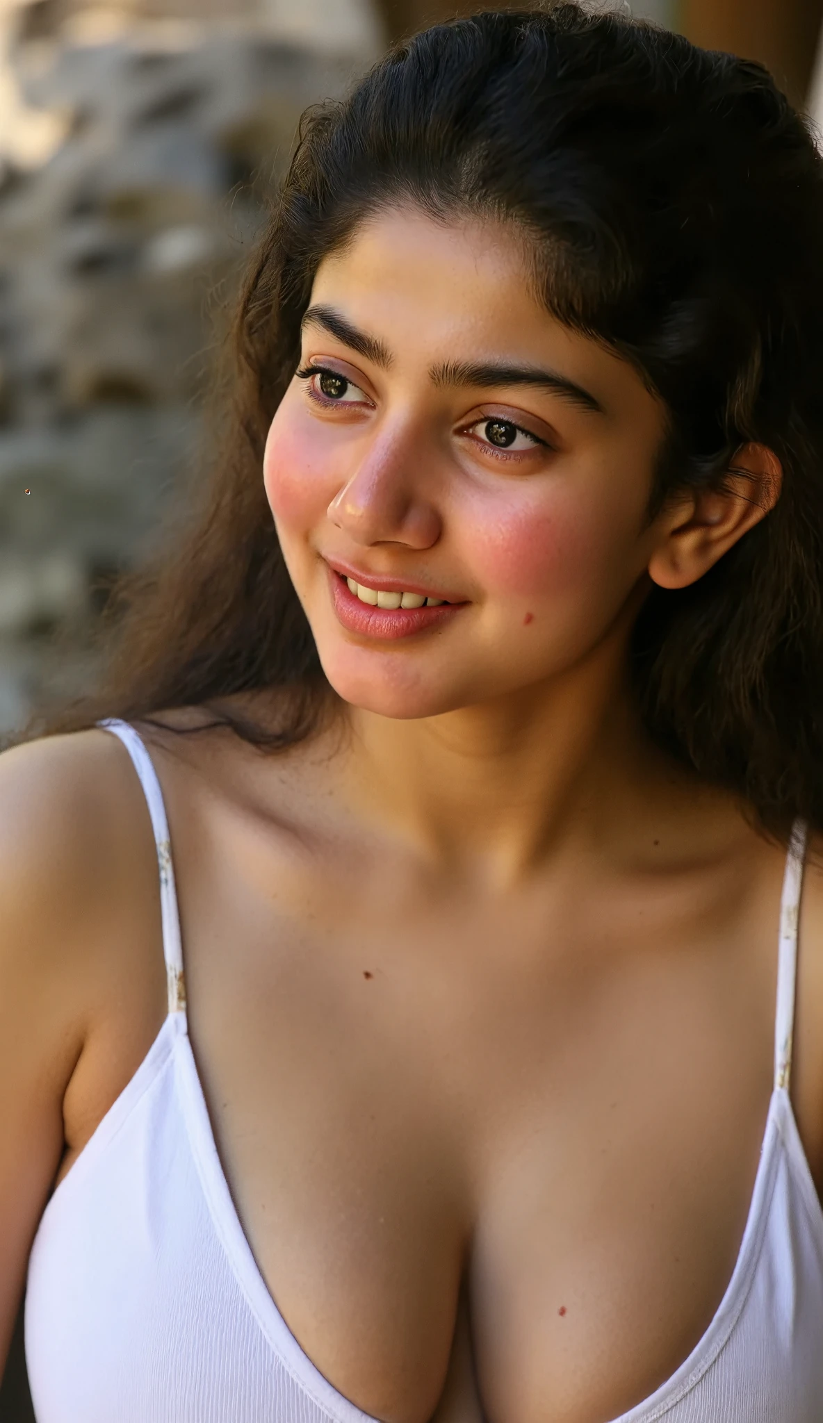 Sai pallavi, beautiful detailed eyes, beautiful detailed lips, extremely detailed eyes and face, longeyelashes, 1girl, waterfall, sunny day, tiny bikini, posing, playboy photoshoot, best quality, 4k, 8k, highres, masterpiece:1.2, ultra-detailed, realistic, photorealistic, photo-realistic:1.37, HDR, UHD, studio lighting, ultra-fine painting, sharp focus, physically-based rendering, extreme detail description, professional, vivid colors, bokeh, portraits, photography