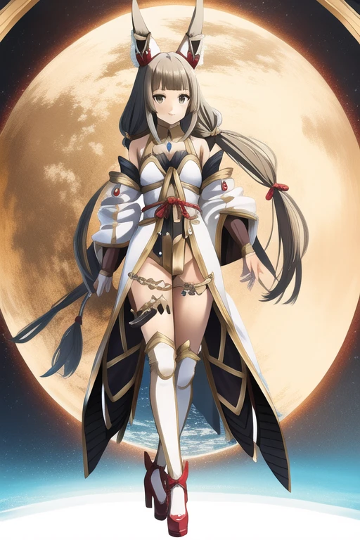 blade_nia , full body art , standing , gown