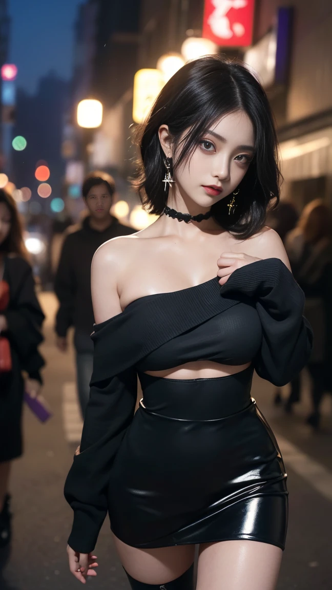8k, Premium quality, Real footage, Intricate details, Ultra detailed, Ultra high resolution, masterpiece, ((Full body)), (((Areola slip))), (( side  )), (((under breasts))), (((undershirt))),pulled from behind, ((Small and beautiful hard nipple)), feminine and sexy posture, (((nipslip)) ), (((nipple slip))), ((())), (((long black dress))), (((blue hair))), (((figure shaped body))), ( (( fit body))), (((Thin face))),, NAKED, (neon, On the street:1.1),),blue eyes, long hair, small lips, fresh parted lips, ((close-up photo )),
Top quality, realistic, photorealistic, (intricate details: 1.2), (delicate details), (cinematic light), Clear lines, sharpness, realistic face, detailed face, detailed chest, big ass, big ass, big ass, Beautiful girl with Accentuated Slim Abs: 1.4, Six Pack Abs: 1.4, Botox Bust, Tall, Perfect Body, Leg Detail,
Unity 8k wallpaper, ultra high definition, (photorealistic: 1.4)