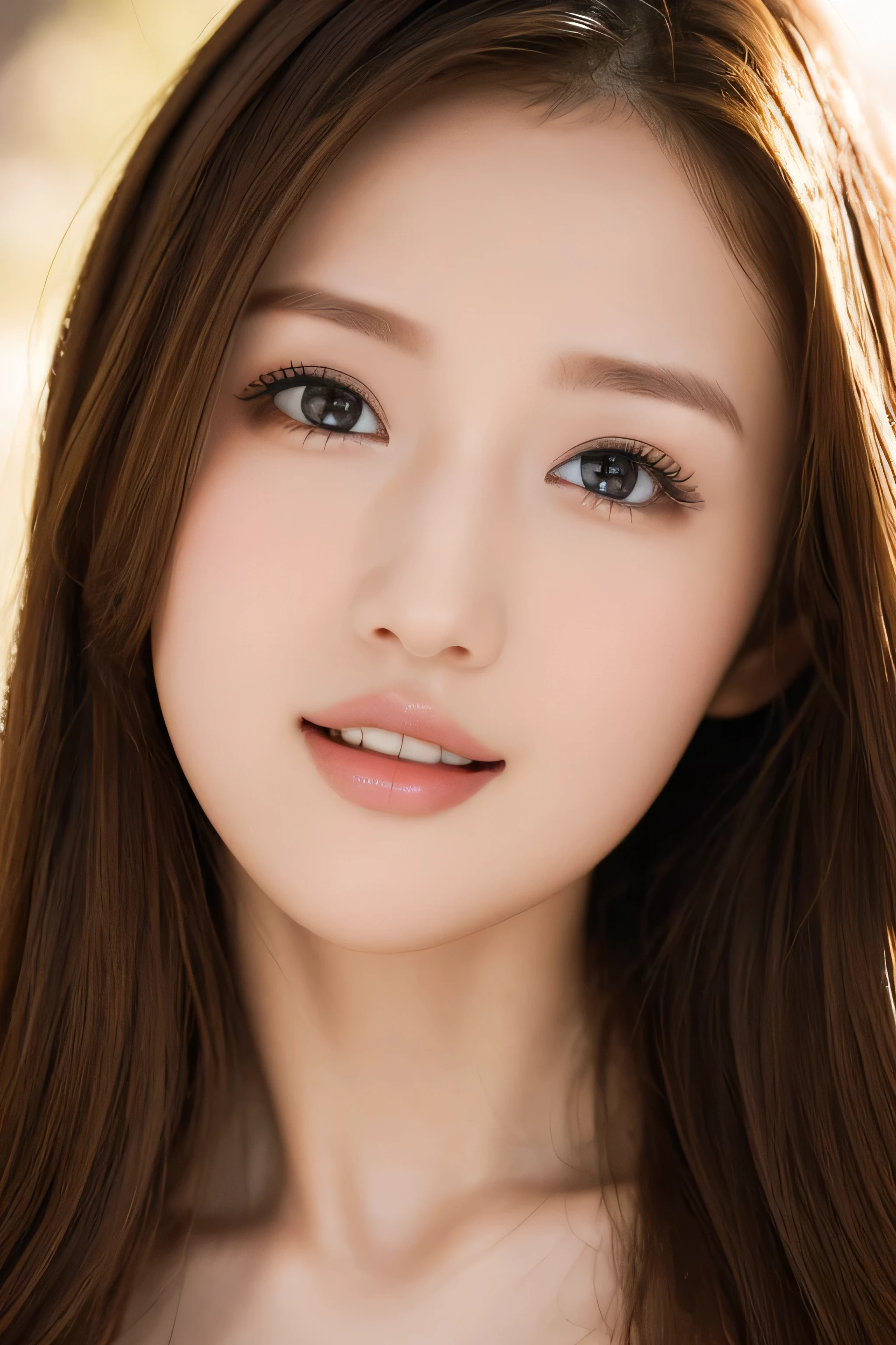 ne Girl, beautiful girl with high breasts、Innocent Girl、((masterpiece)), (( very detailed faces )), Best Quality, Surreal, High Resolution , Intricate details,(Beautiful Delicate Eyes and Lips ), (Best Shadow. so delicate and beautiful .), Beautiful white skin, smile, Open your mouth , Messy Hair Goodley, Cowboy Shots .1