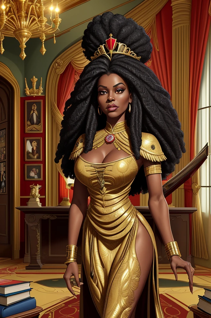 (Renaissance oil painting of a beautiful black woman in ancient greek clothes:1.3), best quality, masterpiece, expressive, thrilling, 256k, epic, crepuscular lights, (by Michelangelo, by Rafael, by Rubens:1.2), dynamic lighting, best quality, masterpiece, (best hands)