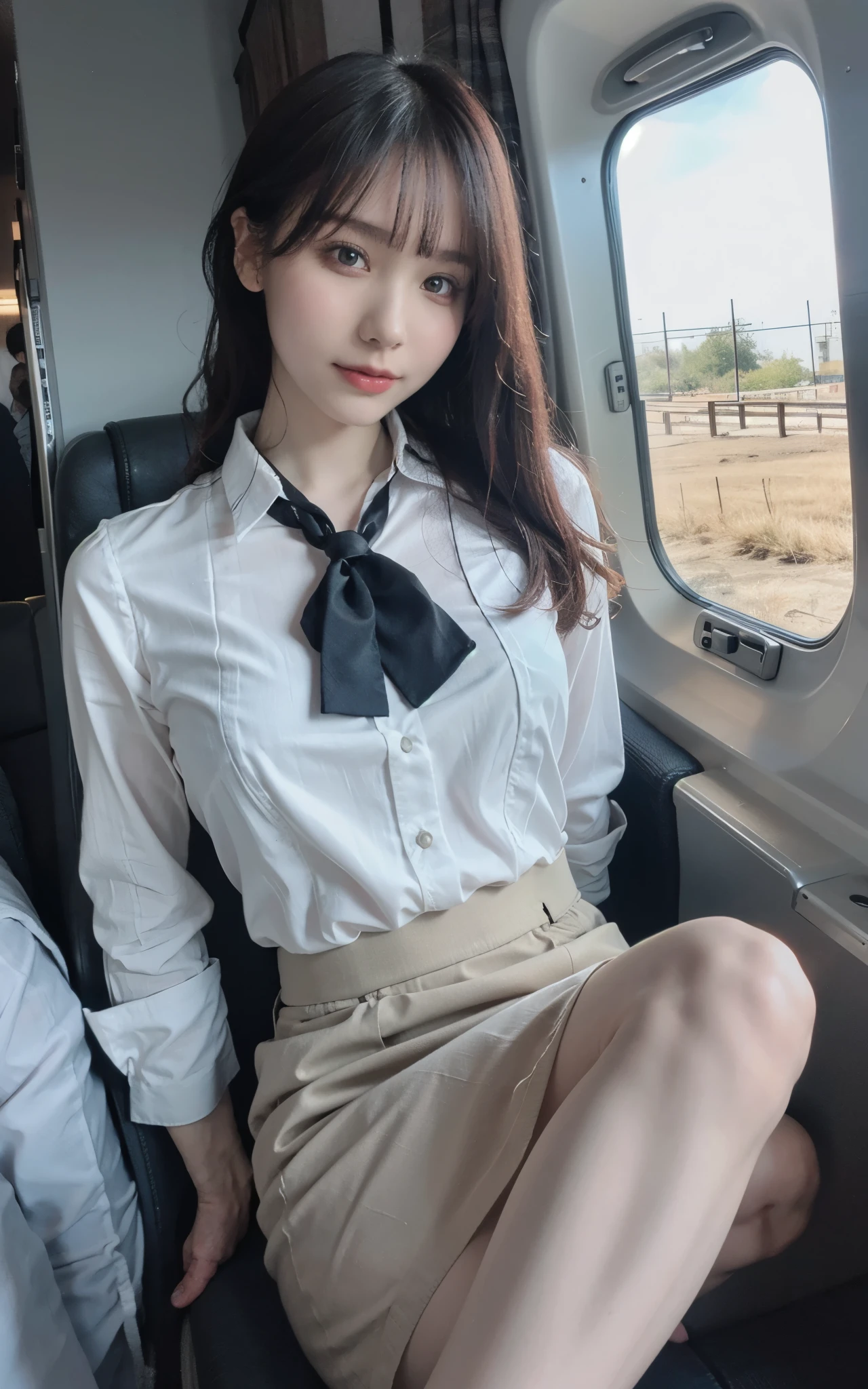 Japanese Girls、18歳の女の子、ple short hair、Blond Hair、bangs、BROWN EYES、Perfect figure、Sense of transparency、luster、gloss、modest chest、School Uniforms、Navy blue ribbon、Light blue shirt、Navy blue skirt、Guangyue、Burning body、hposing Gravure Idol、On the train、Beautiful feet、Strong sunlight、Nasty、Rain-drenched body、wet、actress、hposing Gravure Idol、Nogizaka Idol、korean idol