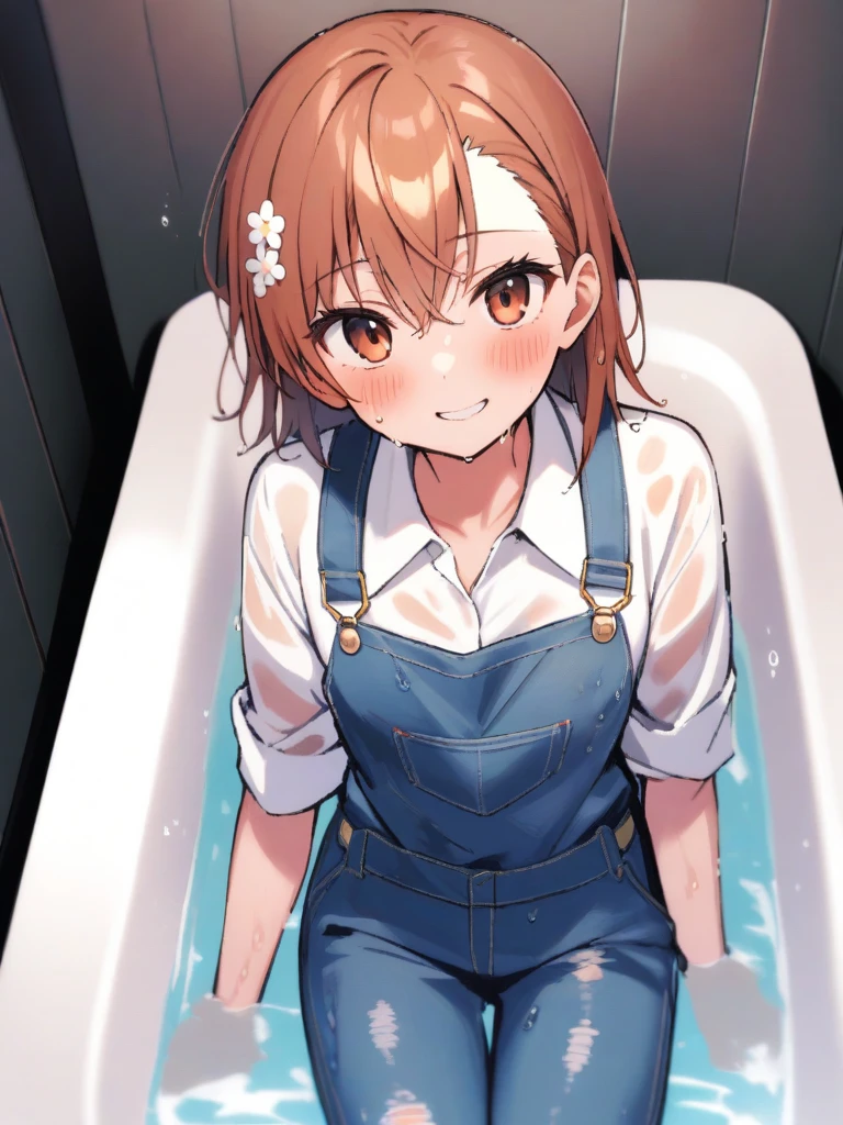 high quality, best quality, 4k, 8k, peeping, 1girl, shower, ((peep)), nude, looking down, (pov), (pubic hair)