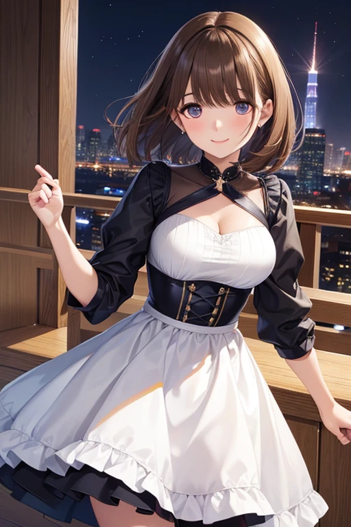 In 8K, highest quality, The real picture, Intricate details, Ultra-detailed, 超A high resolution, Depth Field,(Photorealistic,Realistic:1.2),masterpiece, 0.25 :: Close-up , Front shot , From the center , One Girl, AI_Chan, Very beautiful 17 year old girl, 無邪気な大きなeye, (Brown_short_hair), (green_eye:1.0),(Bans),dishevled hair,(hair clips), Perfect glowing skin, Perfect Skin, fair white skin, Big Breasts, Cleavage, Narrow waist, Light blush, solo, Looking at the audience, Light Smile, Five perfect fingers, I'm chubby under my clothes、sweating、 wear((School_uniform)、(white_skirt)、(green_length_tie)、(green_Pleats_skirt)、(black_pantyhose:1.2)、 (Sculptural installation:1.1)、 Sunset High School in Japan ,手でskirtをめくる、Show white panties、Pull up your skirt and show your panties、huge 、functional、Show white panties、skirtをめくる、skirt flipping、Roll up the scar with your hand、Show your underwear、Show off your pants with your own hands、Panty shot、barefoot、Spread your legs、Leg spread、barefoot、大きなLeg spread、Panties digging into the crotch、Tilt back、Lift one leg gently、(Wind力上昇:1.6)、Full Body Lesbian、Wind、city、outside of home