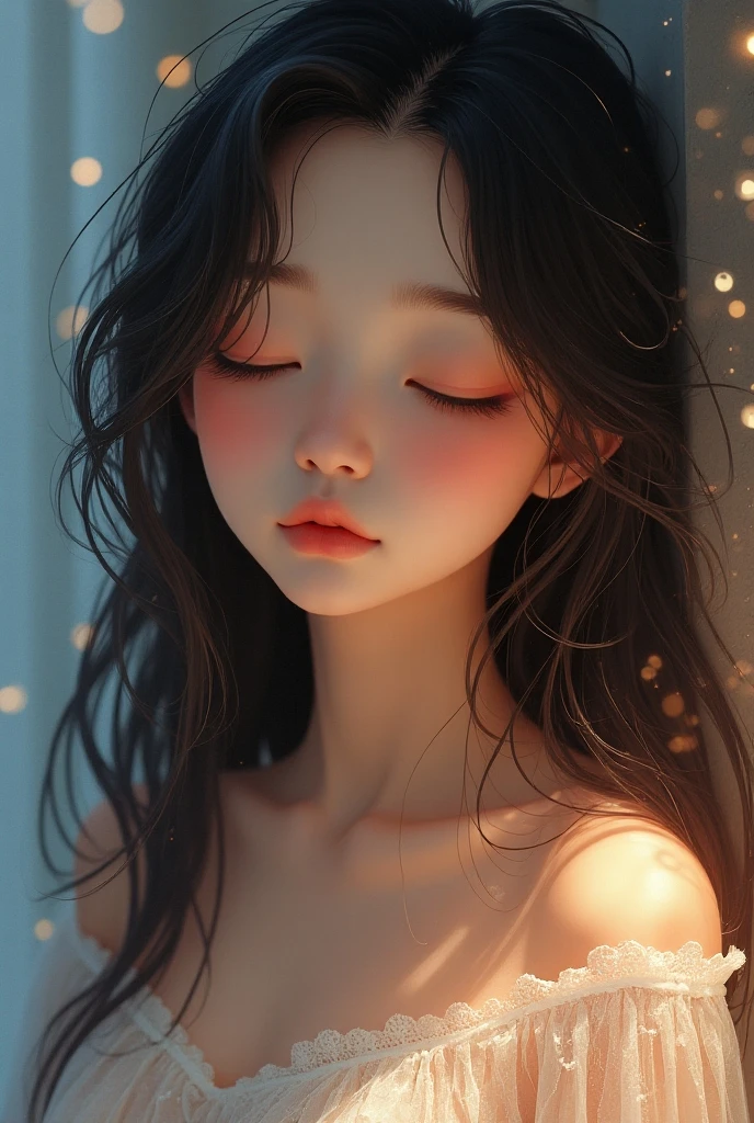 {{{{{3,318 trillion pixels high resolution, vivid filter, nsfw, A girl I thought was still very young showed her panting face and ample breasts so I gave her an aphrodisiac to make her look even sexier figure, Realistic scenery and lovely nudity Japanese girl in a romantic Cylindrical crystal sparkling herbarium filled with flower oil, She's drastically panting, to reveal her nipples and full tits, thicken the lips look pretty, Her fluffy skin and curvy back, Boobs are fluffy and bouncy, Tits that get rounder bigger}}}}}, {{{{{The sight of her wearing puberty lipstick and makeup is too erotic, detail of The panting face of a neat and cheerful girl loved by everyone, Her cute romantic panting Inside a sparkling herbarium in female hormones oil depicted in detail, Trapping her in a cylindrical glittering herbarium and pouring in oils that remake her young and pretty and sexy, The young girl turns sexy as she kneels and moans and turns into the female hormones that run through her body, The bulge in the side of the breast is too cute, sideboob}}}}},{{{{{The hormones in the sparkling herbarium cause the innocent girl to change rapidly tits swelled up to huge gazongas form two beautiful mountains revealing a tight cleavage, It's too cute and innocent to see her go into her own world panting, All the sexiness that's amplified inside her makes her panting, Cuteness preserved forever shining in exchange for life from her, her beautiful slender underbust, slender curvy cute waistline, an lewd fetish for lips and necks and waistlines, her clearer nip line from underbust to hips, gloomy straight wig, thick vivid lips}}}}},{{Extremely detailed}}