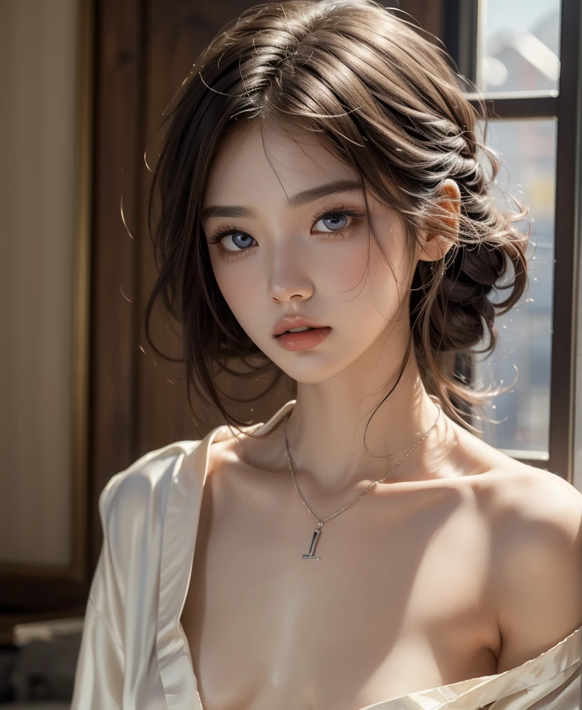 (Wet clothes:1.9),(Get wet all over your body:1.9),Top image quality, tmasterpiece, 超高分辨率, (Fidelity:1.4), photore,deluge, stunningly beautiful woman, (Intense pathos 1.9), white shirt, dim murky lights, shadowy, Desperate, Pity, Pathetic, Cinematic, Tears, tear drop, (ripped clothing:1.5), (Wet clothes:1.4), bare shoulders, Real rain, wetting hair,surrealism, High detail, Cinematic lighting, Ray tracing, angle of view, Eye level shots, hyper HD, Masterpiece, Textured skin, 4K, Best quality,