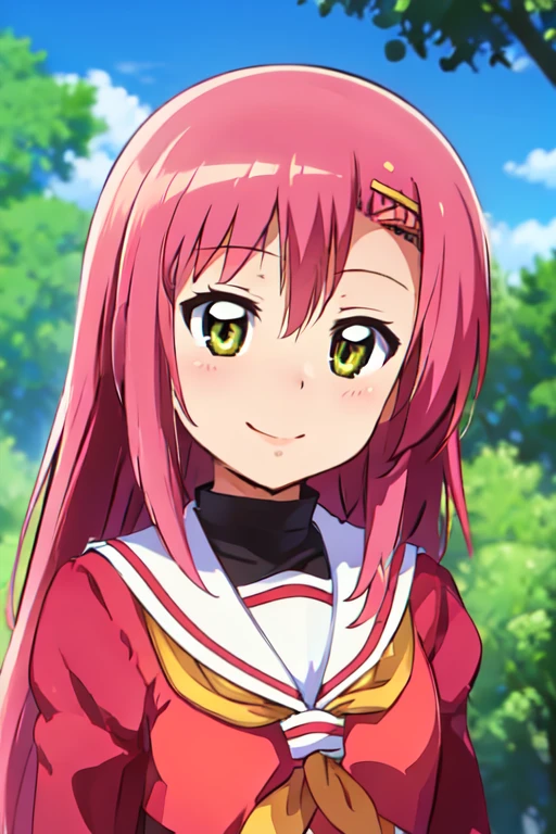 Katsura Hinagiku,Hayate no Gotoku,girl、One person、Small breasts、best quality,seductive smile,school uniform