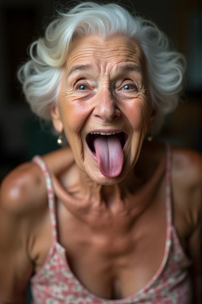 Grandma sucking penis