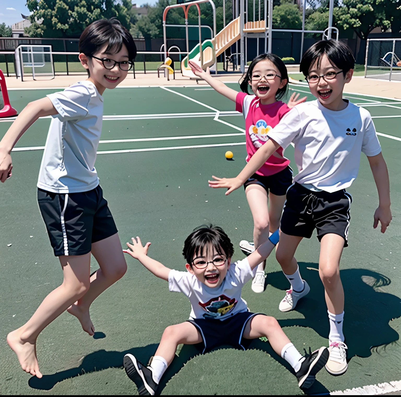 Ultra-high-definition, high-resolution images、In a happy atmosphere、Chubby **-****-*** Chinese boy poses alone waving in a live-action ***************** classroom。