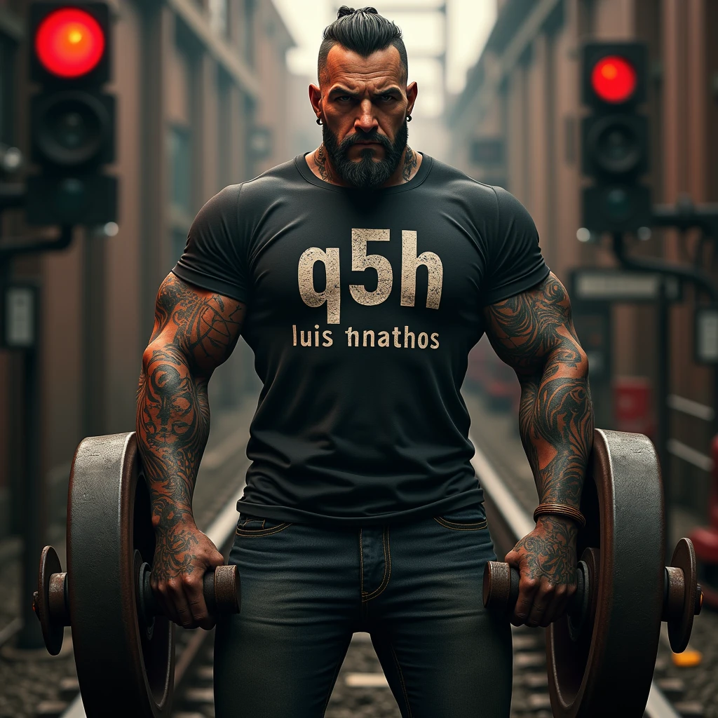 The green Hulk wearing an all black shirt with the words "J.Castro team"