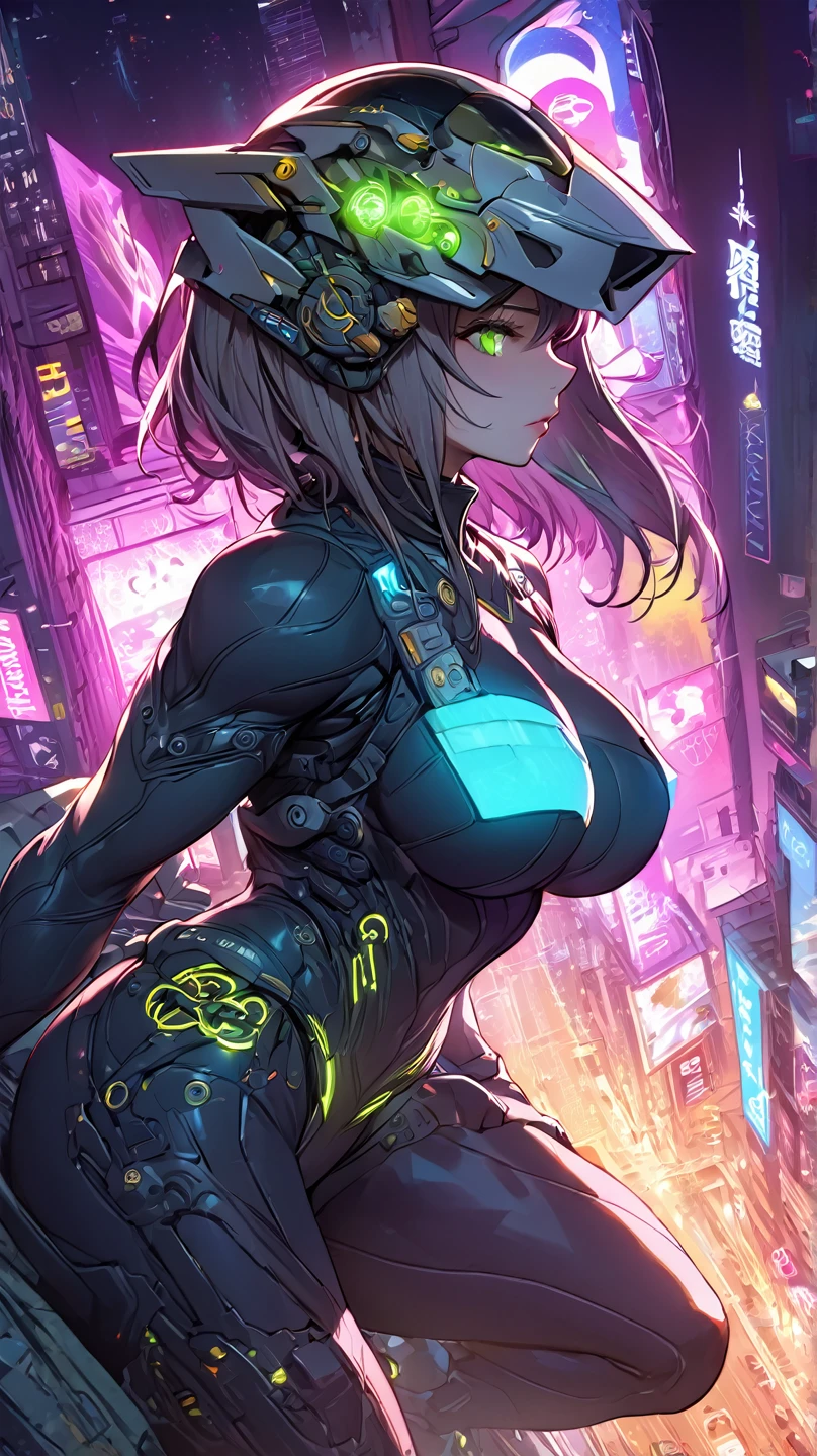 cute robot girl,(((1girl))),((anime robot girl with extremely cute),(((Imposing tall robot girl, black color and minimalist look with a lot of rgb and sensual curves))),


(large breasts:1.4),saggy breasts,(spider lower abdomen,narrow waist,wide hip,athletic body,inflated legs,delicate detailed fingers,detailed body,detailed arms,human hands, detailed hands),

cute,slutty,seductive,erotic,(((nsfw))), 

(dynamic pose:1.0), solo focus, embarrassed, centered, scale to fit dimensions, Rule of thirds,

outdoors, ((night view)), (cyberpunk night street Background: 1.5,dark sky,alleyway,lonely alley,thick clouds, detailed background:1.25),

(best quality), (high resolution), (sharp focus), (ultra detailed), (extremely detailed), (extremely high quality artwork), 8k_wallpaper, (extremely detailed CG 8k),(very fine 8K CG), ((hyper super ultra detailed perfect piece)), flawless, (((masterpiece))), illustration, vibrant colors,  (intricate), High contrast, Selective lighting, Double exposure, HDR (High Dynamic Range), Post-processing, Background blur,