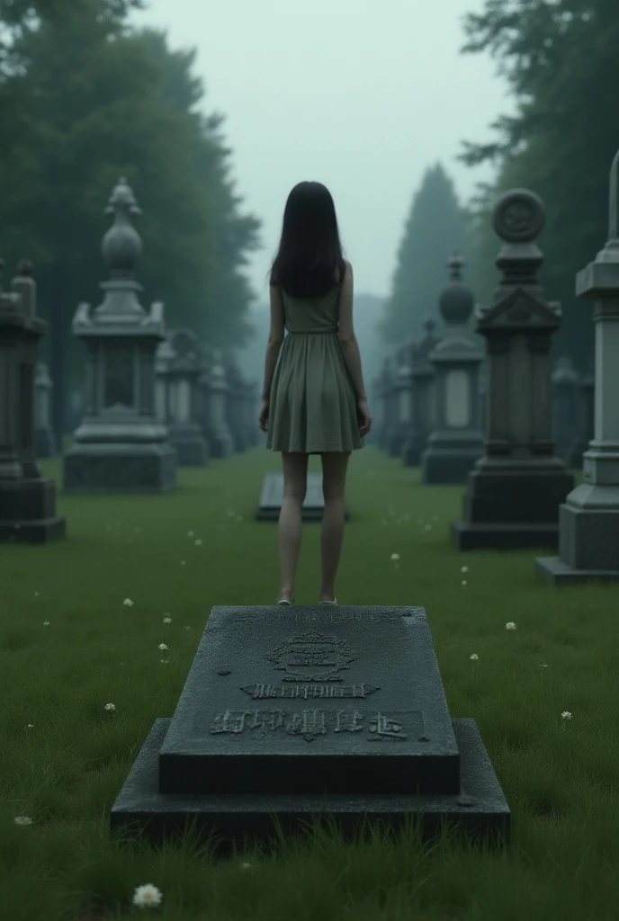 Cemetery at night、She is beautiful、Her whole body is illuminated by the moonlight、The ghost of a beautiful naked girl floating in a French cemetery:1.33、hyper pretty face、Looking sad:1.35,(16 K,8K、masuter piece、masterpiece、Highest image quality, Ultra-photorealistic photos)、Super beautiful breasts、Show details of vagina:1.3,full body photographed:1.34
