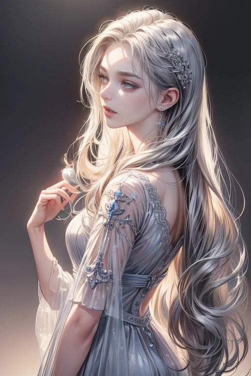 Absurd, ultra-detailed, high quality, masterpiece, detailed face, beautiful eyes, Artemis, the goddess of the hunt and the moon, possesses a beauty that is both wild and ethereal, Artemis has eyes that shimmer like the silver glow of moonlight on a calm night. Her gaze is keen and piercing, Her face is characterized by a sense of timeless beauty, with delicate yet. Her high cheekbones and well-defined jawline lend an air of elegance, while her skin carries a luminous, pale radiance akin. Artemis’ hair flows freely, unrestrained by convention. It cascades in waves or curls. It can be the color of moonlit silver. Artemis’ beauty is not defined by societal standards