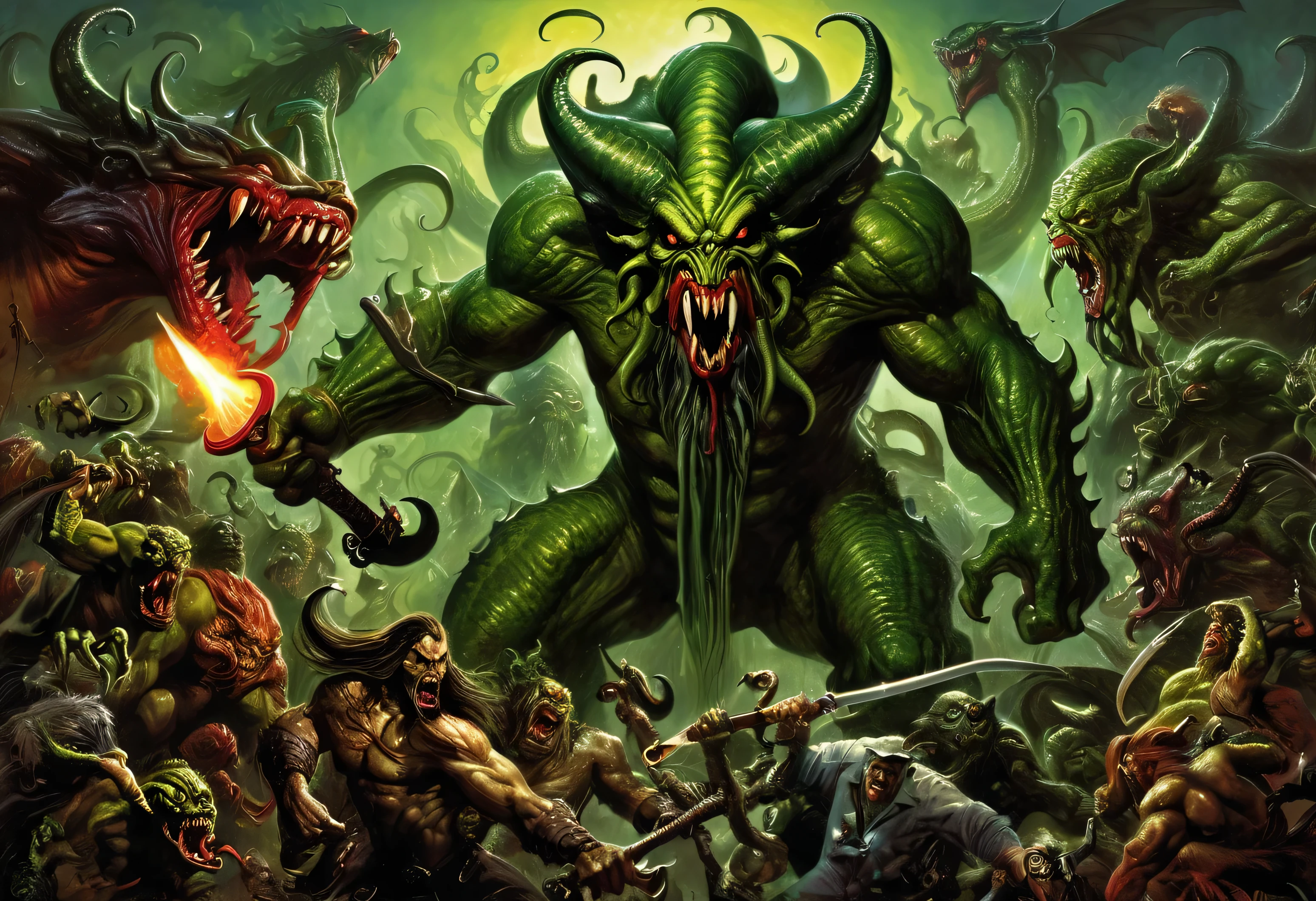 Best quality, masterpiece, ultra high res, (photorealistic:1.5), raw photo,Realistic)), (masterpiece, top quality, best quality, official art), very detailed, most detailed, 1 man,  handsome man,(multiple goblins),( goblin:1.4), magical man,happy, masterpiece, best quality, highly detailed (handcuffs:1.3),,sex,,ass penetration,,cumdrip, nsfw , ((goblin man)) , ((gang rape)) , ((group sex)) , ((man become sex slave)) , ((slutty man)) , (((around golbin gangbang man))) , porn ,  16k resolution , ultra-high clarity , hyperrealism, uhd