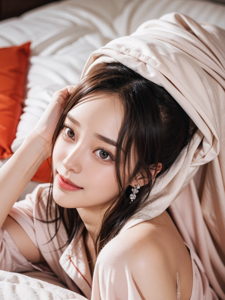 Masterpiece、28-year-old beauty、French、Chocolate skin、nude、Luxury hotel bed、Sex with husband、Ecstasy、Dye the upper body red、Open your mouth wide、With eyes ajar、Inserting a big penis into a girl&#39;s tight vagina。