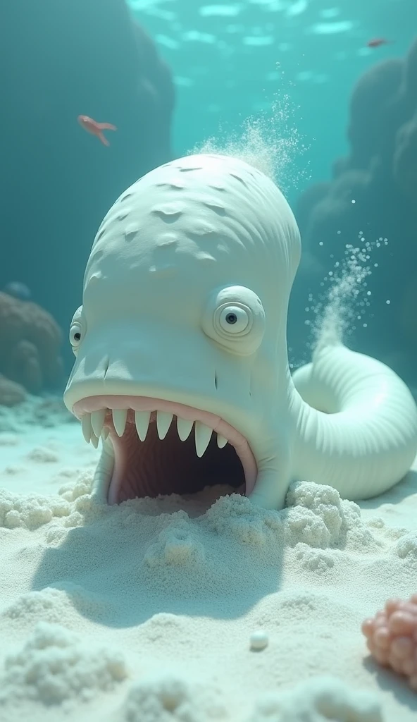 Venom build with sand a big whale 