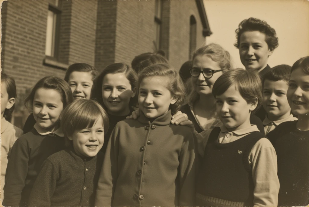 Jeunes enfants nu