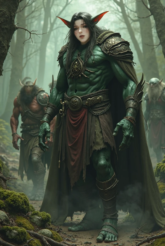 (fantasyclassicscolour:0.8), orc camp <lora:FantasyClassics:1>
