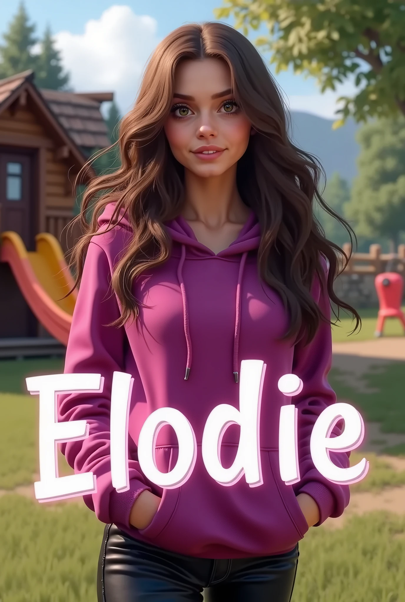 Book cover with a very fun princess