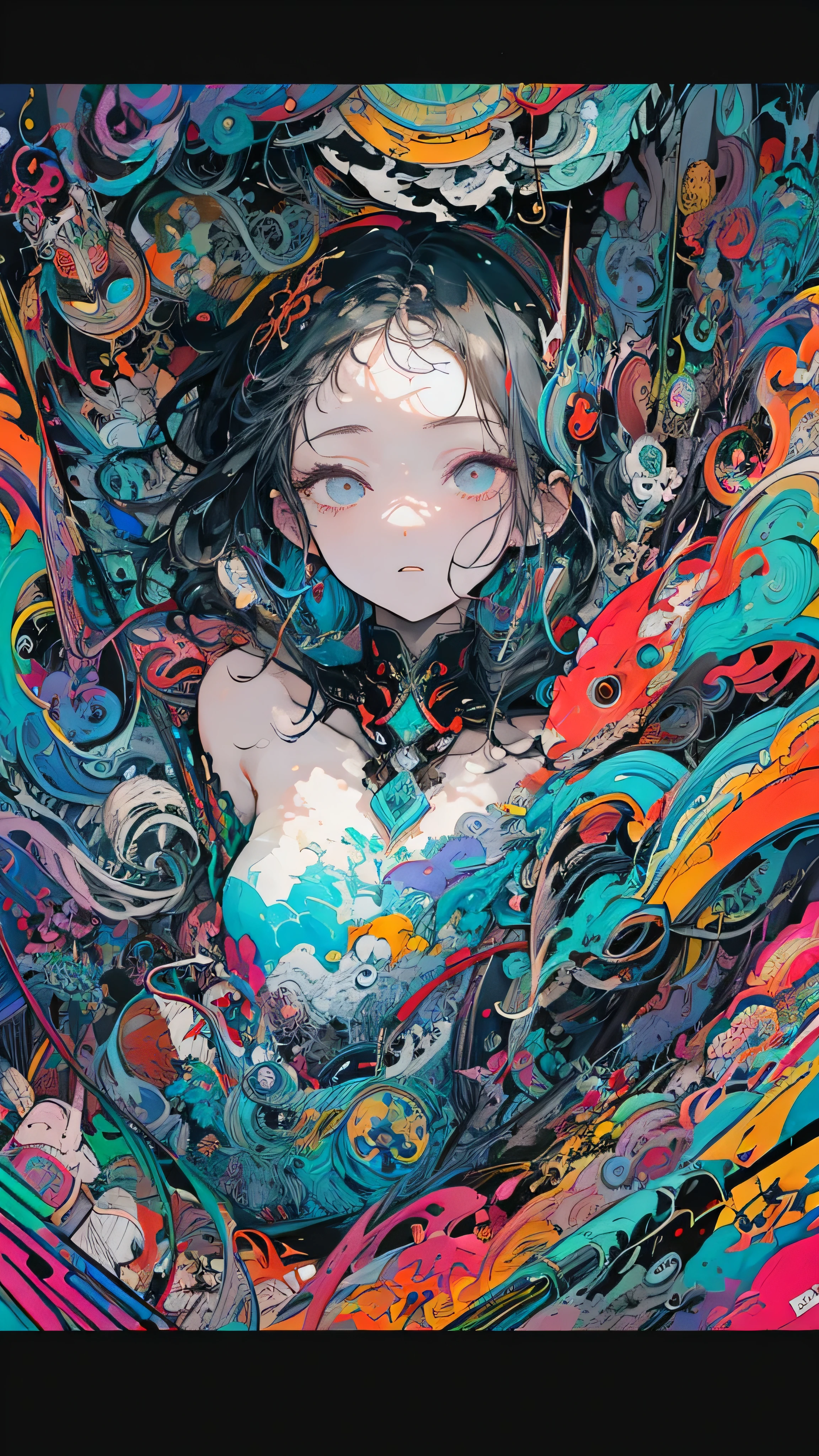 NSFW, Seductive psychedelic horror, nipples, Trippy Hentai, body horror, having sex, real breasts, surreal Sex, LSD trip, sensual, psychedelic vaginal sex, vaginal penetration, provocative, very colorful, glowing