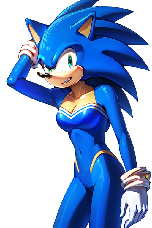 sonic the hedgehog by on devite, sonic oc, from sonic, an anthropomorphic blue hedgehog, sonic hedgehog, sonic (series), portrait of sonic the hedgehog, sonic the hedgehog, sonic power, movie sonic, sonic the hedgehog illustration, hyper - sonic, sonic the hedgehog in a surreal, sonic game, clean cel shaded, official art, official render female furry