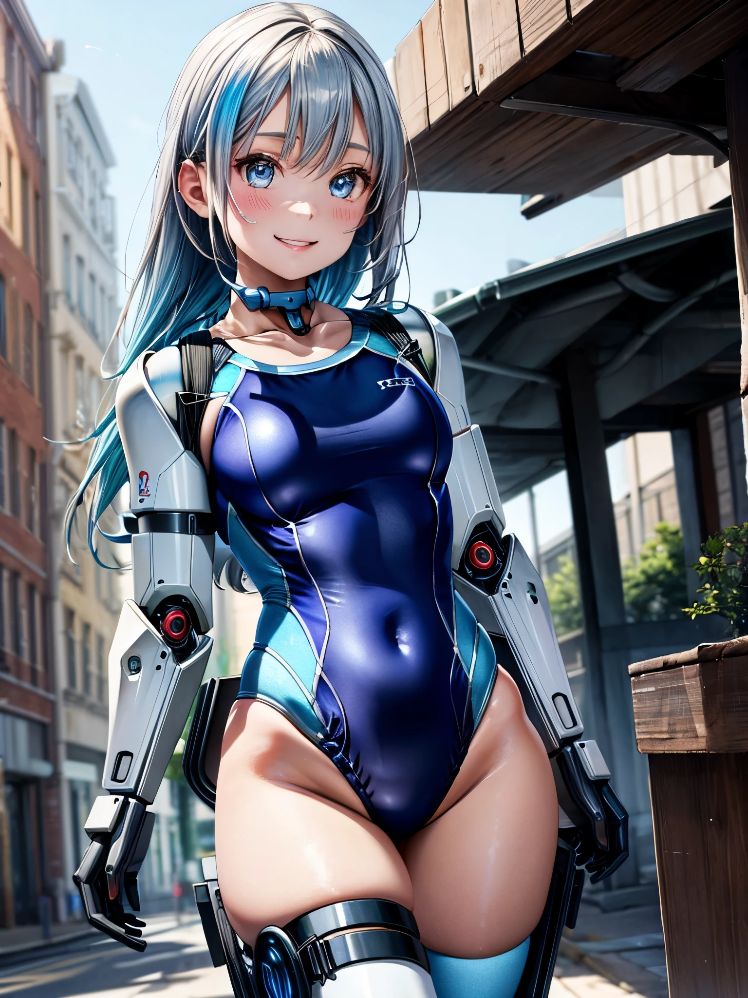 Anime in a bikini with horns and , anime sedutora, Rimuru Tempest,Realistic bikini, Oppai proportions, Oppai, biomechanical oppai, is wearing a swimsuit, thicc, pintado em anime painter studio, arte cg anime suave, feito com anime painter studio, kantai collection style, ao lado de uma piscina