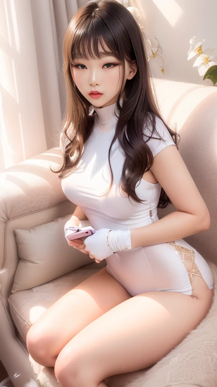 Arab asian woman in white shirt and white hat holding golf club, beautiful Korean women, Gorgeous young Korean woman, Beautiful young Korean woman, Korean Woman, wearing white dress, Korean Girl, a beautiful woman in white, wearing a wet white short dress, Smooth white tight clothes suit, dressed in a beautiful white, Beautiful Asian Woman