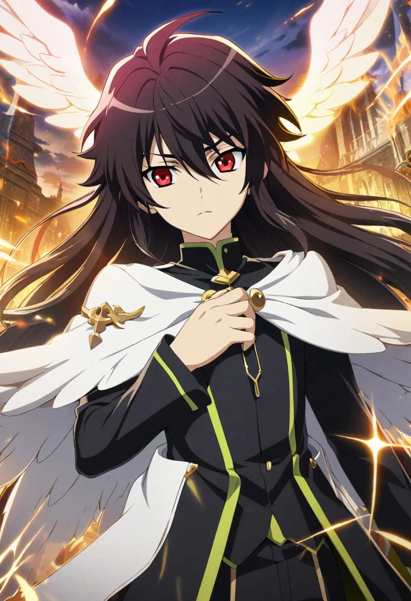 4K、High definition、{best quality}, {very aesthetic}, {ultra-detailed}, {best illustration},(nswf:1.3), 1 girl,solo,squatting,open legs,masturbation,spread pussy,codegeass,lelouch,Lelouch Lamperouge、Lelouch vi Britannia、Feminization、Feminization,18-year-old、 Straight Hair、Long Hair、Black Hair、beautiful purple eyes:1.2、Beautiful Hair、170cm, Small waist、Beautiful body、Beautiful breasts、Show the whole body 、Black Dresini skirt:1.2)、Red face、Sweat、Troubled face、bedroom
