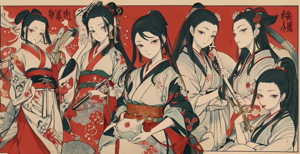 Long straight black hair, flat chest, hairpins, imperial concubine's clothing, embroidered shoes, Chinese palace