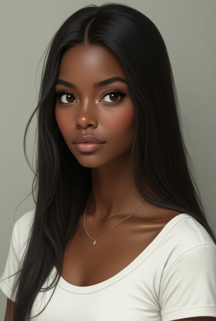 Ultra realista mulher bonita, brasileiro, 30 anos, cabelos negros cacheados, Curado, com um vestido curto decotado, vestido preto, mulher na frente de uma cachoeira muito bonita, Super realistic 8K resolution