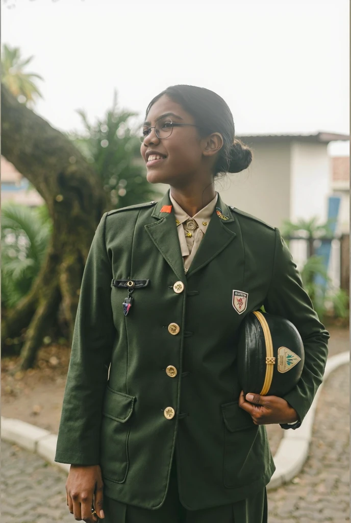 africana,, uniforme escolar, culo grande, nsfw