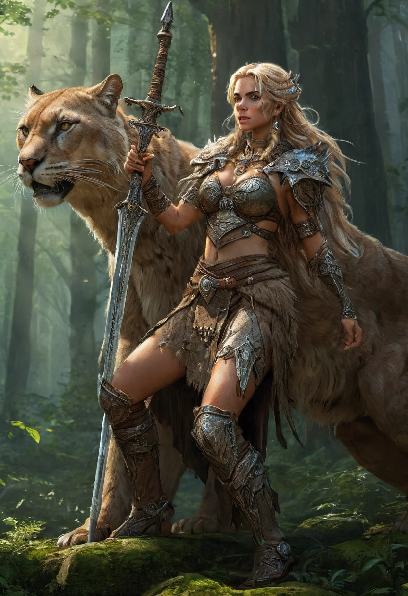 Lucas Bracey, Man hunting ferocious lion in the middle of the forest , 8k, foto raw, (Pele altamente detalhada: 1.2), (The kinky is exposed: 1.1), (costas nuas: 1.5), , (Visualizado de cima para baixo:1.5), ((::Jae Lee e Joe Madureira estilo ::2.0 comix illustration style,estilo tatoon ,, (Fundo bonito e claro:1.2),, fantastic paintings , ::Jason Fabok e estilo Yoji Shinkawa ::2.0 comix illustration style,estilo tatoon , Comic book style , (Fundo bonito e claro:1.2),, fantastic paintings ,in graffiti style; Master Parts, melhor qualidade, alta qualidade, extremamente detalhado CG unidade 8k papel de parede, scenecy, award-winning photography, HDR, extremamente detalhado, trending on artstationh, trends in CG society, intricada, High detail, Arte por Midjourney Style::Estilo Kenneth Rocafort ::2.9 (Master Parts:1.2, melhor qualidade), (Beautiful Olhos Detalhados: 1.2),