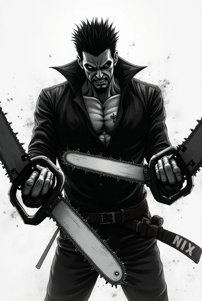 /imagine prompt: Frank the Butcher, a demon hunter, wielding a hook with a chain as his weapon. He is tall, heavily built, with a belly, wearing dirty clothes. Frank is bald, with white skin, bloodshot eyes, and sharp piranha-like teeth. Capture him in a battle stance as a fearsome demon hunter, ready to confront supernatural foes. The scene portrays Frank's rugged and intimidating appearance, emphasizing his strength and ferocity in combating demons, Illustration, depicting Frank the Butcher in a dynamic and intense demon hunter battle pose, showcasing his unique features and formidable presence in the supernatural world, --ar 16:9 --v 5