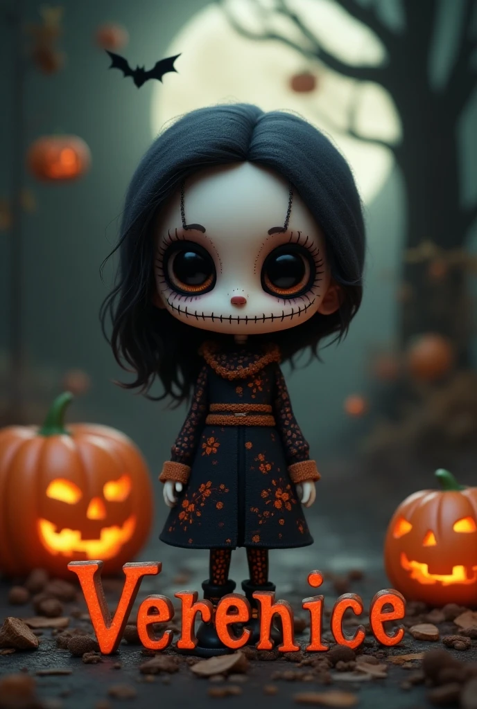 Wednesday Addams Pumpkin 